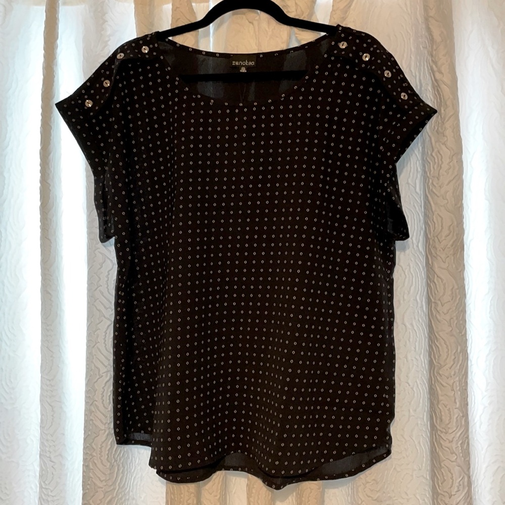 Black short sleeve shirt (1XL)
